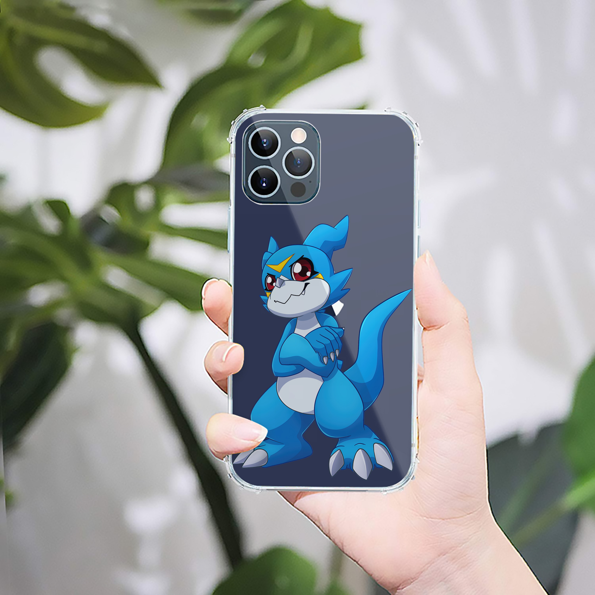 （画像用） Digimon デジタルモンスター/デジモン 【iPhone 12シリーズ対応】透明スマホケース（クリアソフトケース）